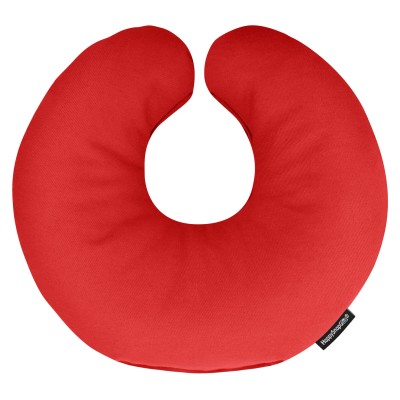 Order Natural Buckwheat Hulls/Husk U-shaped Travel Pillow, Neck Support Pillow. Hypoallergenic, Breathable, 100% Cotton, Pillowcase Included